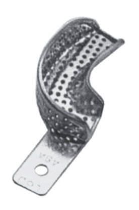 Perforated dental impression tray / for partial dentures 04-114-L3 ALLSEAS