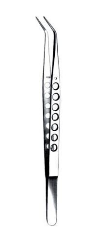 Curved dental diagnostic tweezers 15 cm | 01-103-15 ALLSEAS