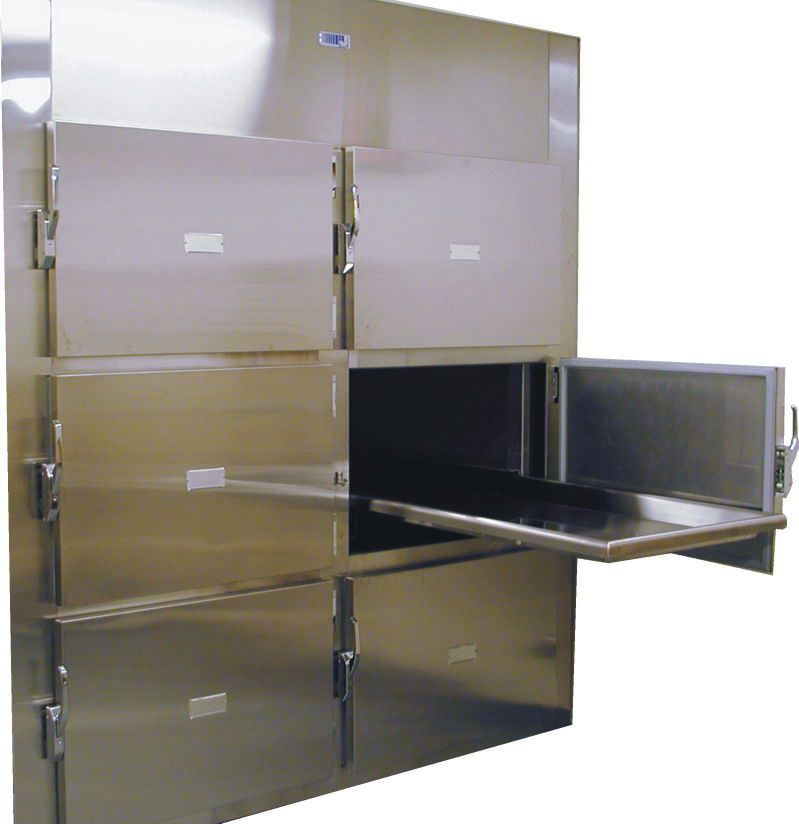 Front-loading refrigerated mortuary cabinet / 6-body 6R2W CSI-Jewett