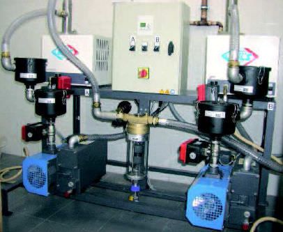 Laboratory vacuum system / rotary vane / lubricated CRYOLIS MIL'S