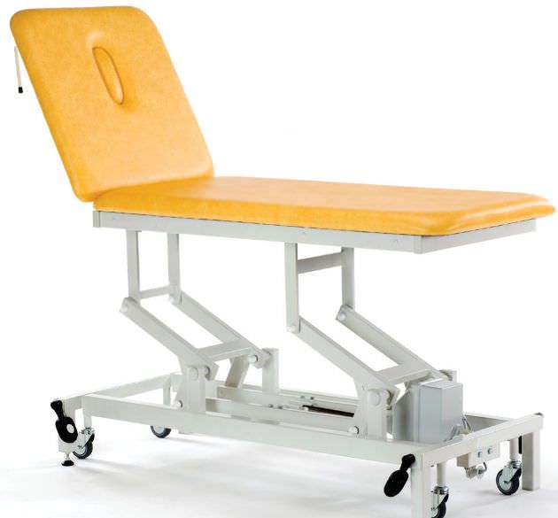 Hydraulic massage table / on casters / height-adjustable / 2 sections STREAMLINE™ Popular Akron