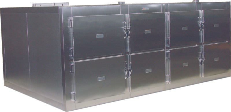 8-body refrigerated mortuary cabinet 8EC4W CSI-Jewett