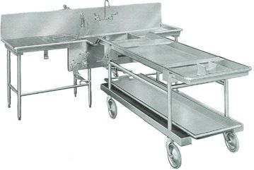 Autopsy table / reclining / on casters AR511 CSI-Jewett