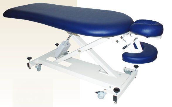 Electrical massage table / height-adjustable / on casters / 2 sections Regency Custom Craftworks