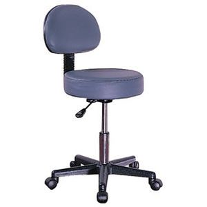 Medical stool / on casters / height-adjustable / with backrest Solutions Custom Craftworks