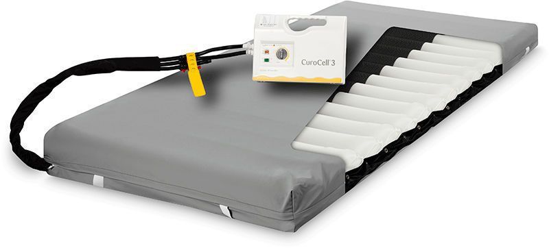 Hospital bed overlay mattress / anti-decubitus / alternating pressure / multi-layer CuroCell® 3 CX13 Care of Sweden
