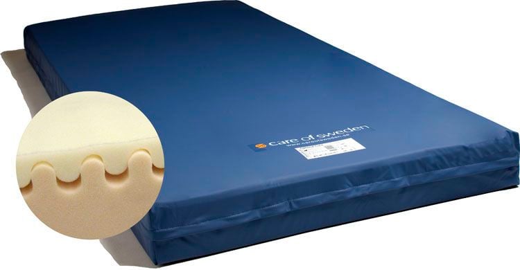 Anti-decubitus mattress / for hospital beds / memory / visco-elastic Optimal Cura Care of Sweden