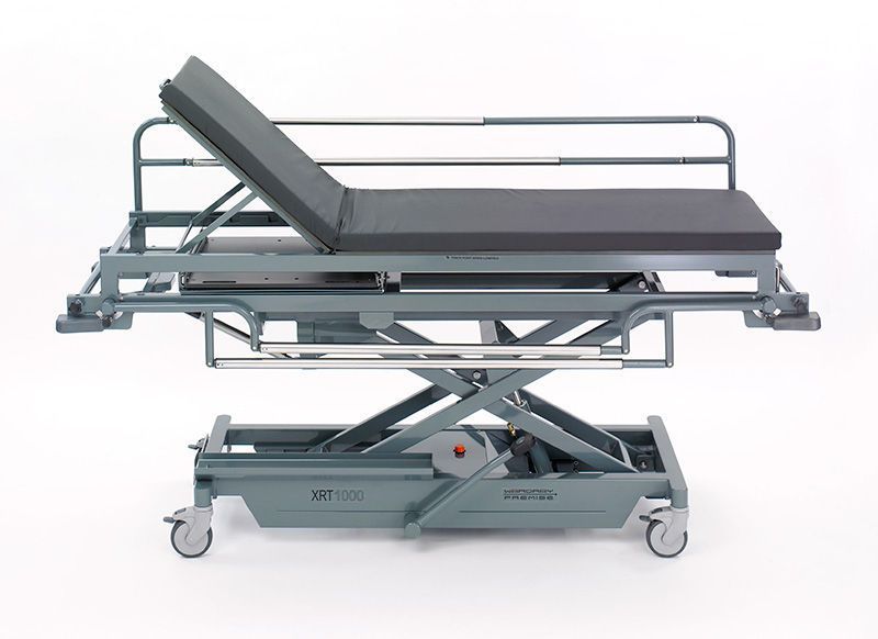 Transport stretcher trolley / X-ray transparent / height-adjustable / hydraulic XRT2000 Wardray Premise