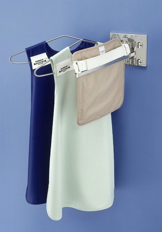 Wall-mounted X-ray apron rack ASR2 Wardray Premise