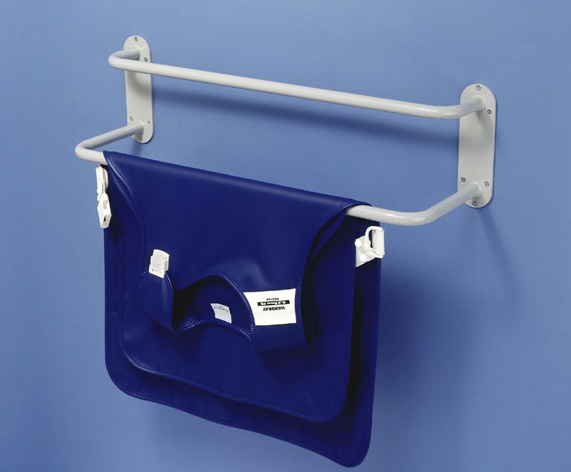 Wall-mounted X-ray apron rack ASR8 Wardray Premise