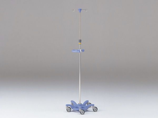 2-hook IV pole / telescopic / on casters KC-500 Series PARAMOUNT BED