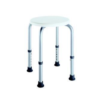 Height-adjustable shower stool Max. 120 kg | DH-40 ROUND Bischoff & Bischoff