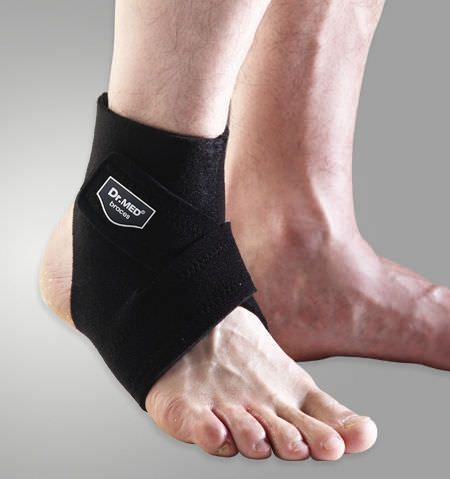 Ankle sleeve (orthopedic immobilization) / ankle strap / open heel DR-A004 Dr. Med