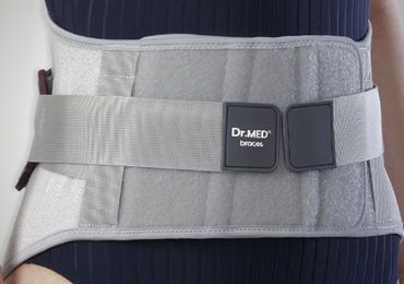 Lumbar support belt / sacral / lumbosacral (LSO) / flexible DR-B034 Dr. Med