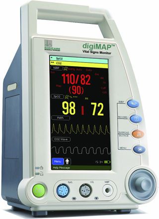 NIBP patient monitor / SpO2 DigiMAP DM8x Digicare Biomedical Technology
