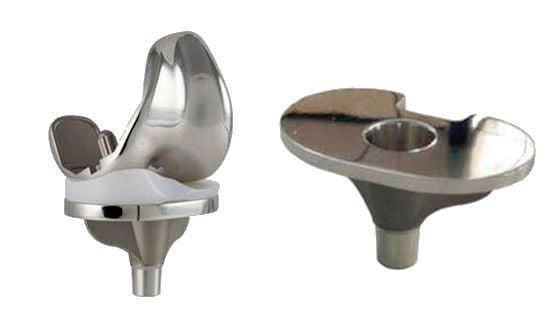 Three-compartment knee prosthesis / mobile-bearing / traditional GMK sphere Medacta