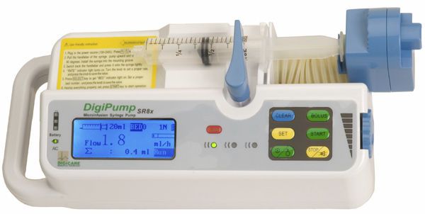 1 channel syringe pump DigiPump™ SR8x Digicare Biomedical Technology