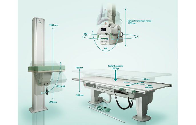 Radiography system (X-ray radiology) / analog / digital / for multipurpose radiography FDR AcSelerate FUJIFILM Europe