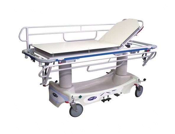 Trauma stretcher trolley / emergency / mechanical / 2-section Model ES 711X Savion Industries