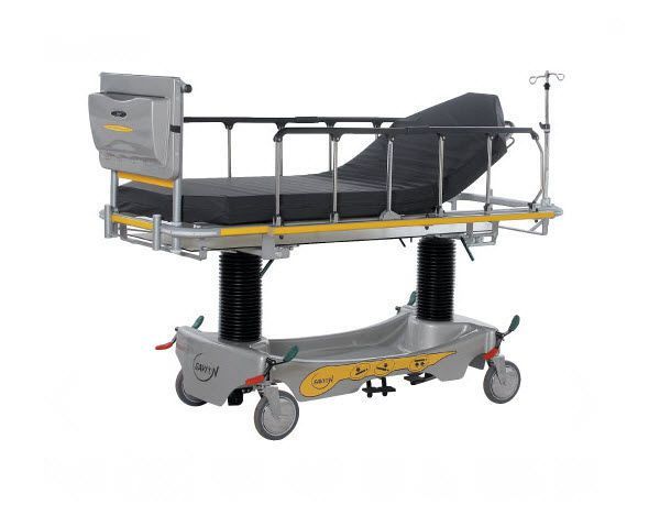 Trauma stretcher trolley / emergency / mechanical / 2-section Model ES 710, Model ES 711 Savion Industries