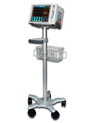 Health Management and Leadership Portal | Monitor support pole on casters  RS001 Digicare Animal Health 