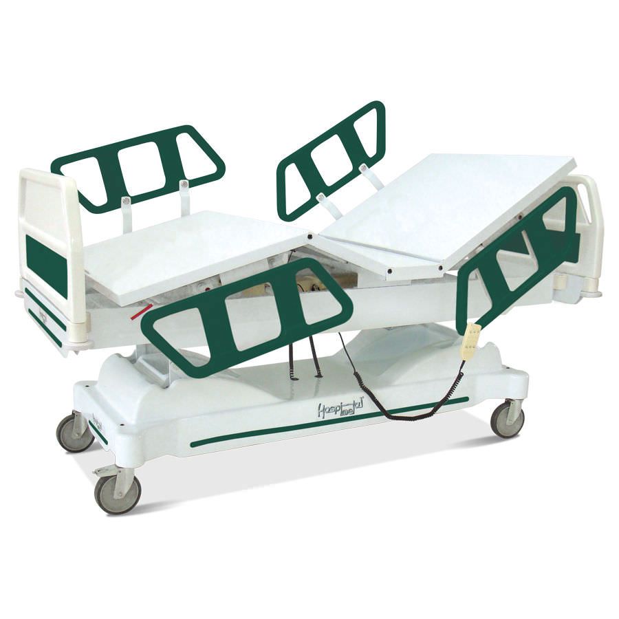 Electrical bed / Trendelenburg / reverse Trendelenburg / height-adjustable HM 2002 B Hospimetal Ind. Met. de Equip. Hospitalares
