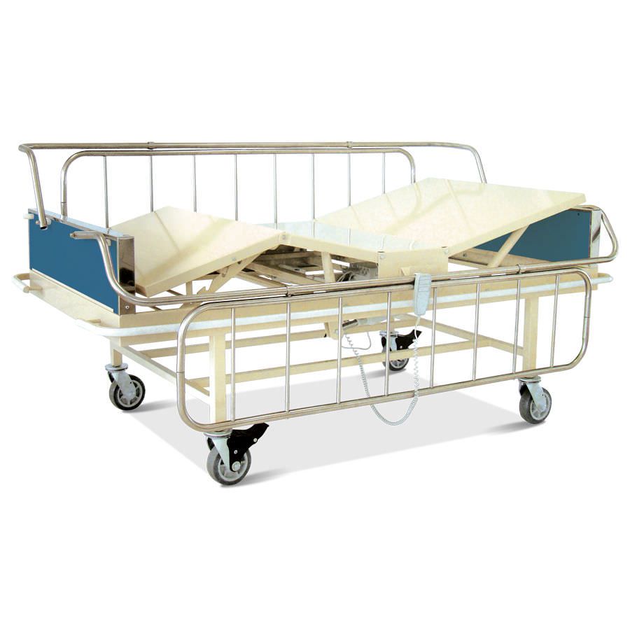 Intensive care bed / electrical / height-adjustable / 4 sections HM 2005 O Hospimetal Ind. Met. de Equip. Hospitalares