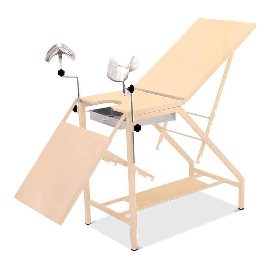 Gynecological examination table / fixed / 3-section HM 2020 Hospimetal Ind. Met. de Equip. Hospitalares