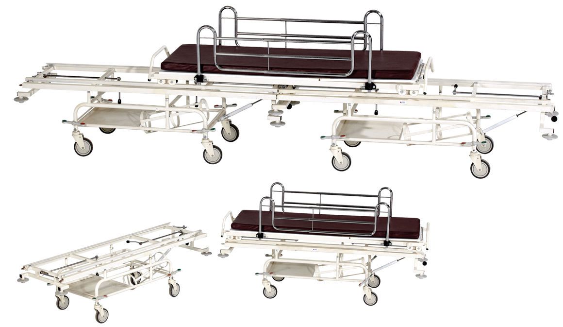 Transport stretcher trolley / mechanical / 1-section DT-1342 Demirtas Medikal