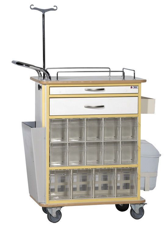Medicine distribution trolley / 25 to 34 container DT-1252 Demirtas Medikal