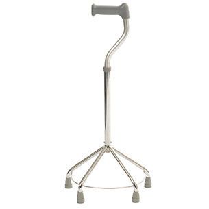 Quadripod walking stick / T handle / height-adjustable max. 125 kg | 2474 Roma Medical Aids