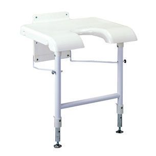 Shower seat / with cutout seat / folding / wall-mounted max. 127 kg | 4261G Roma Medical Aids