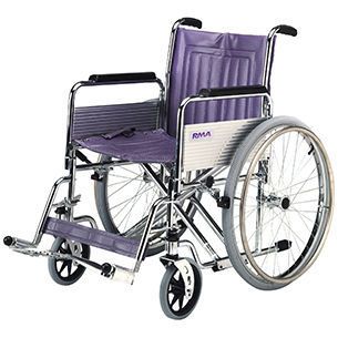 Passive wheelchair / height-adjustable / folding / with legrest max. 140 kg | 1472 Roma Medical Aids