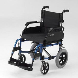 Height-adjustable patient transfer chair / folding max. 110 kg | 1530BL Roma Medical Aids