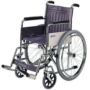 Passive wheelchair / height-adjustable / with legrest max. 114 kg | 1210 Roma Medical Aids
