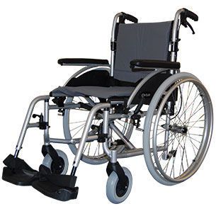 Passive wheelchair / height-adjustable / with legrest max. 115 kg | 1300 Roma Medical Aids