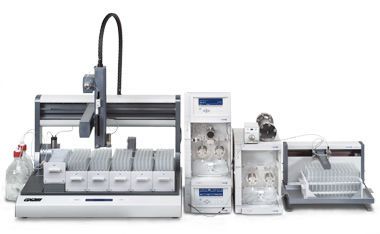 High-performance liquid chromatography system / modular 333, 334 Gilson