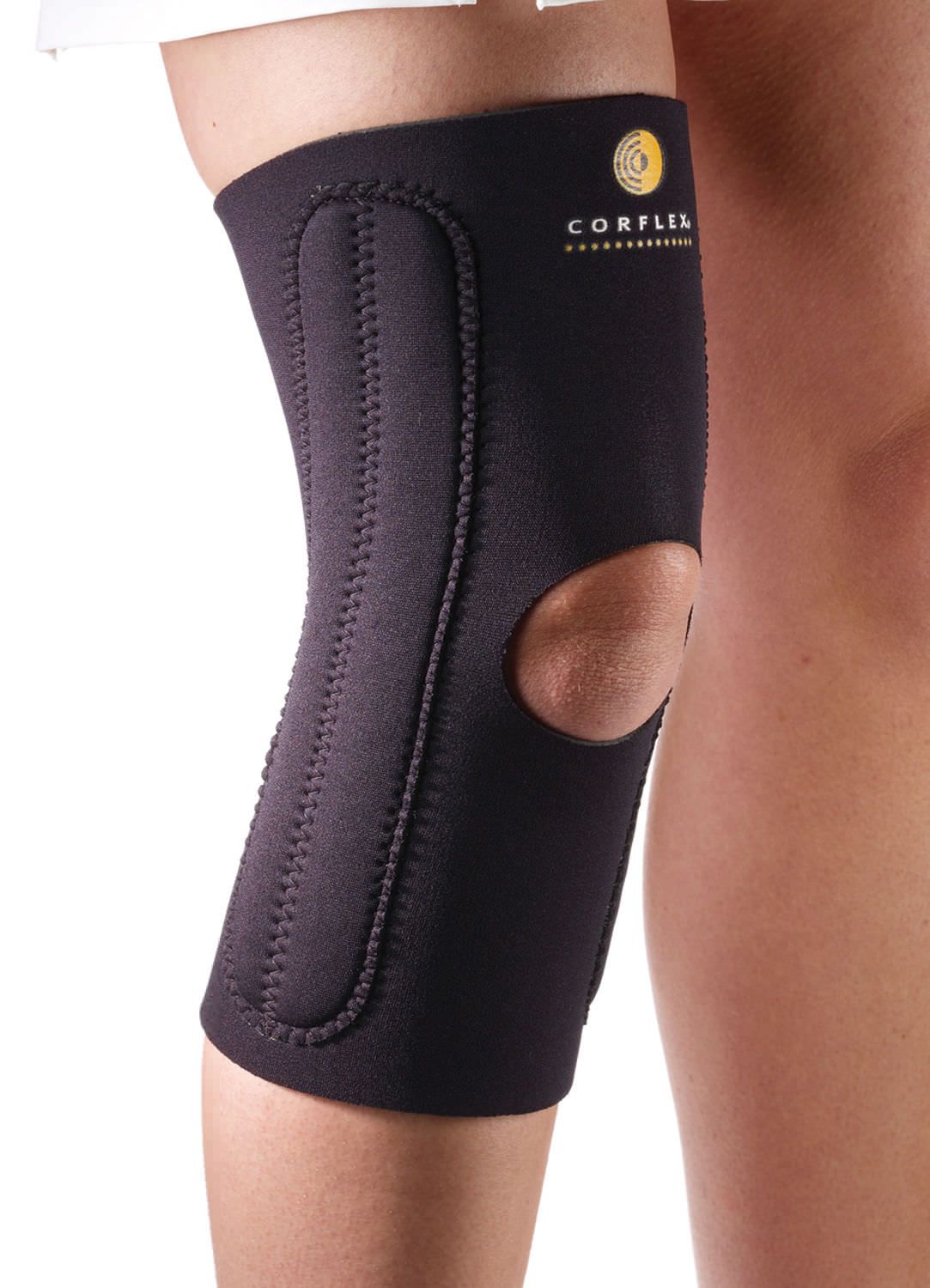 Knee sleeve (orthopedic immobilization) / with flexible stays / open knee 88-0065 Corflex
