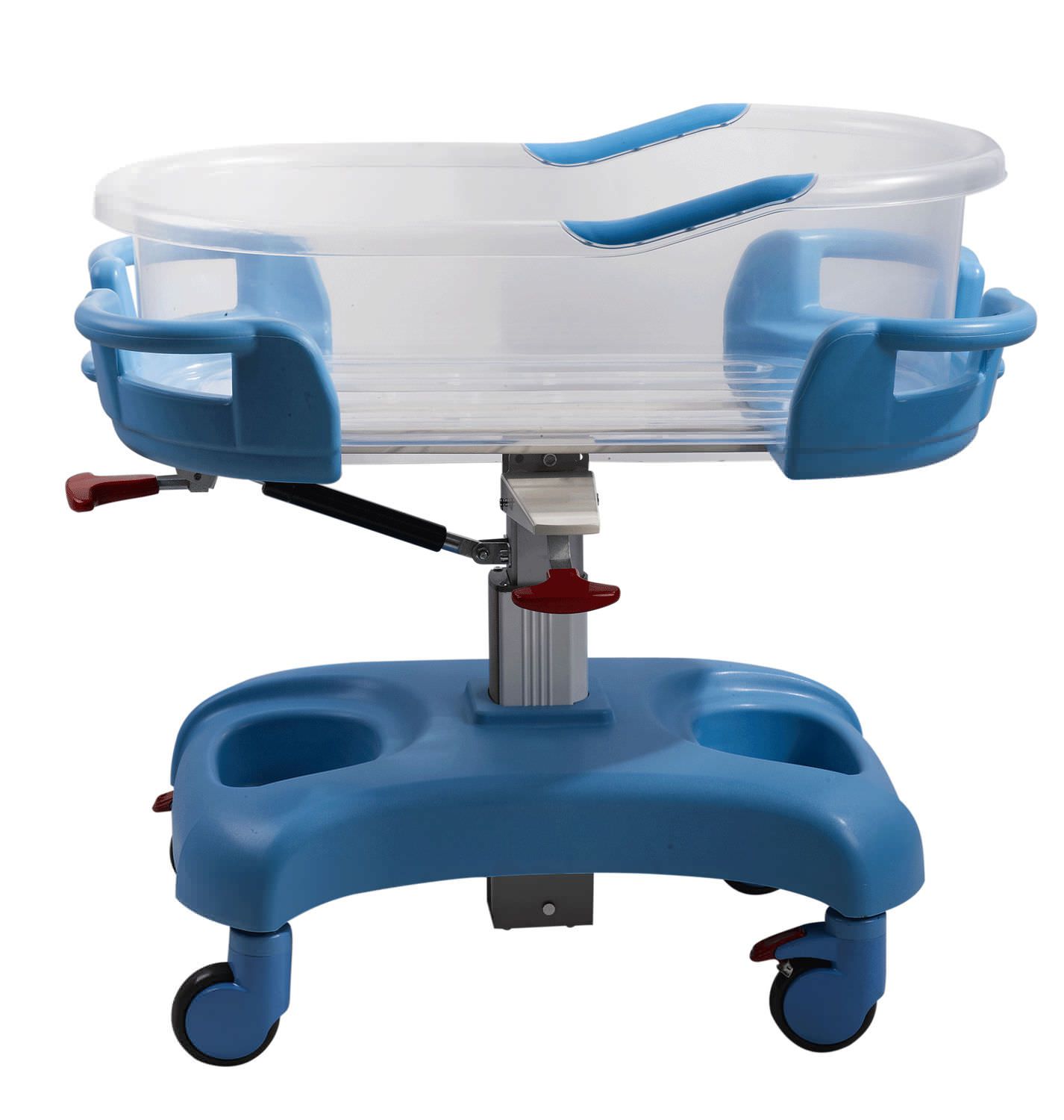 Height-adjustable hospital baby bassinet / transparent 32 Zhengzhou Dison Instrument And Meter Co.,Ltd
