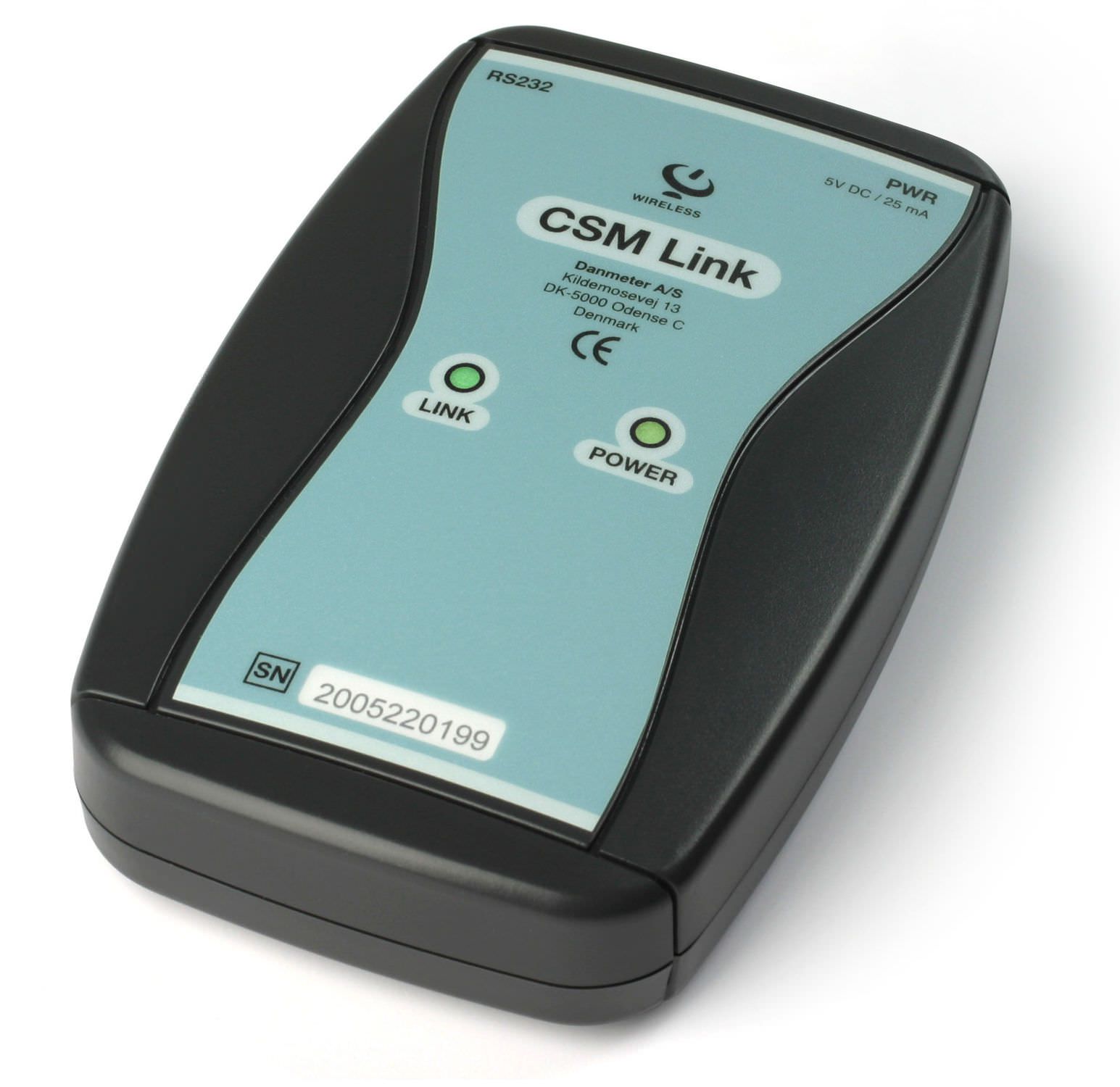 Wireless transmitter / electroencephalography CSM LINK™ Danmeter ApS