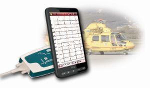 Smartphone-based electrocardiograph / digital / 12-channel Easy ECG Mobile Ebneuro