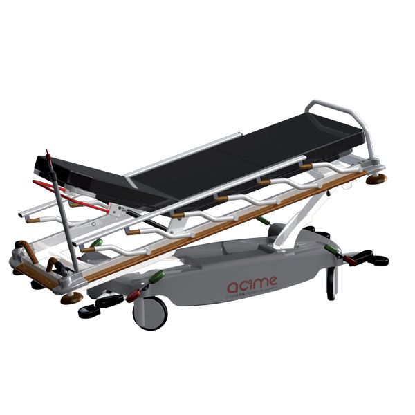 Transport stretcher trolley / height-adjustable / hydraulic / 2-section Zenith 2 Acime Frame
