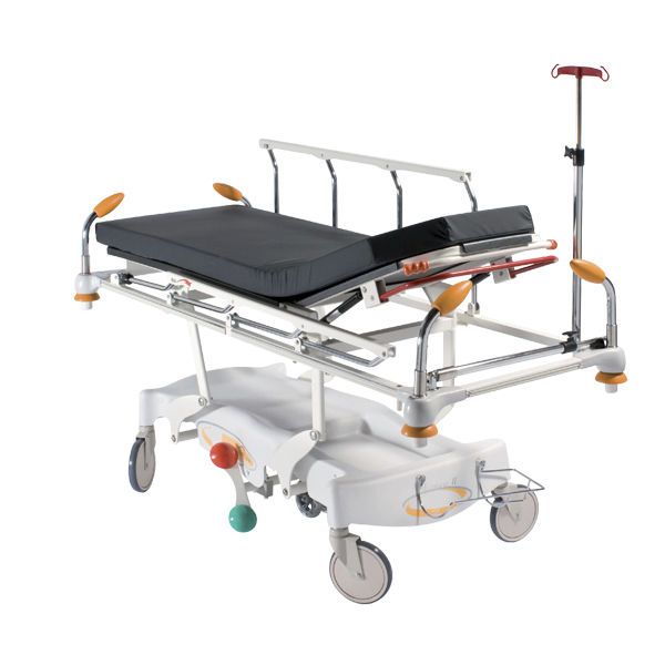 Transport stretcher trolley / height-adjustable / hydraulic / 2-section ALCYONE 2 Acime Frame