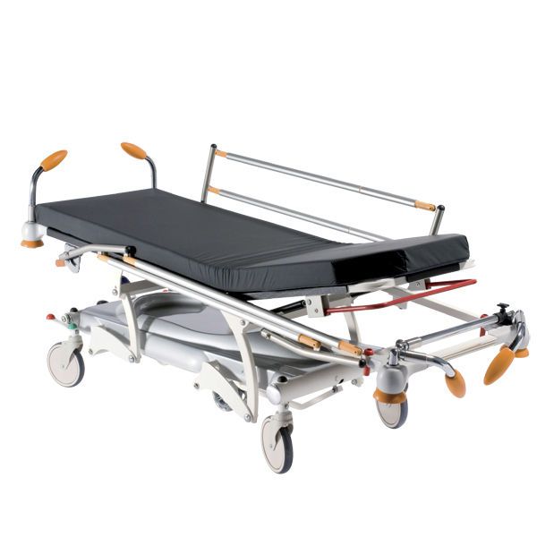Transport stretcher trolley / height-adjustable / hydraulic / 2-section Skiff Acime Frame