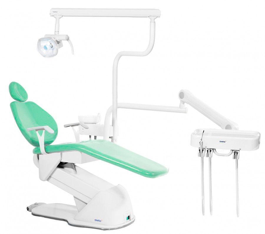 Dental treatment unit with electro-mechanical chair Gnatus G1 Cup F Gnatus