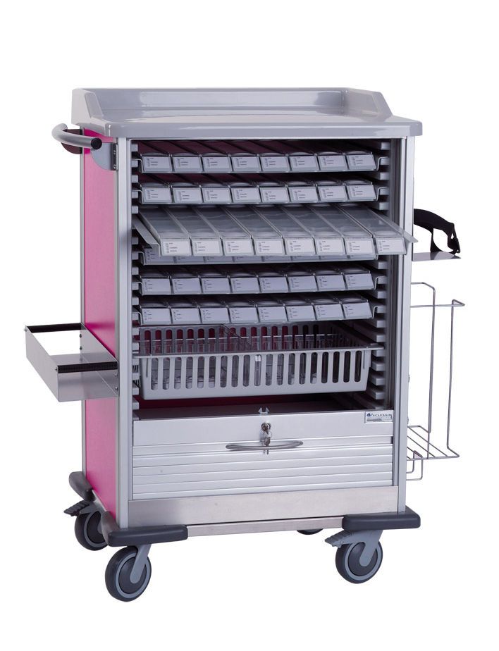 Medicine distribution trolley MEDICART Sclessin Productions