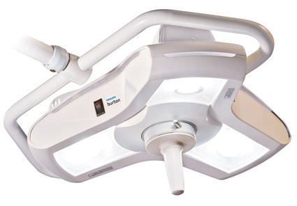 Halogen surgical light / ceiling-mounted / 1-arm 90 000 lux @ 1 m | AIM-200 OR Burton Medical