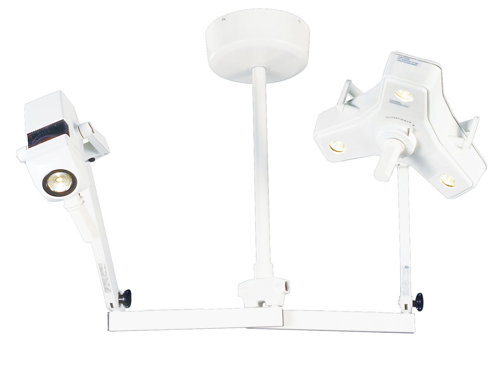 Minor surgery examination lamp / halogen / ceiling-mounted Outpatient II / CoolSpot II Burton Medical