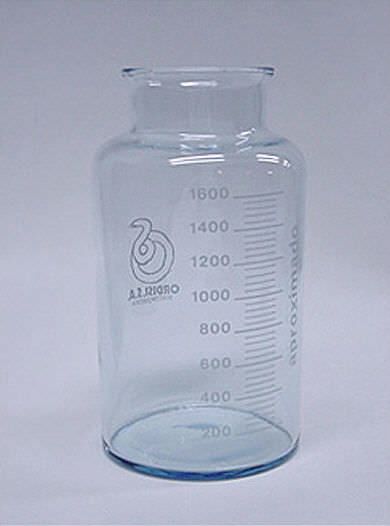 Medical suction pump jar / glass F-1600 Ordisi