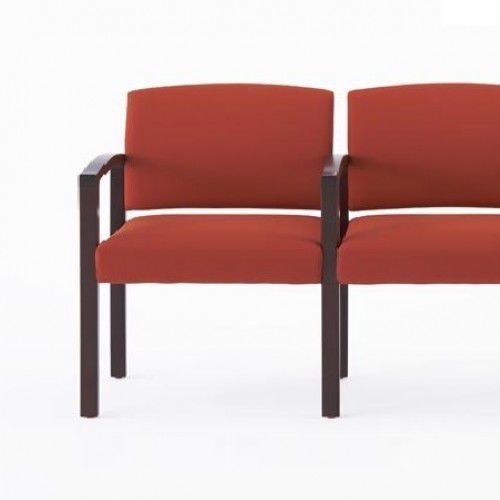 Beam seat / for waiting room / with armrests / with backrest Fairmont 504.2, Fairmont 504.2L Campbell Contract